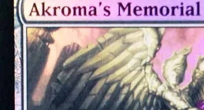 Themed Playing Card - Cartes Proxy Personnalisées Akroma's Memorial/Akromas Will,