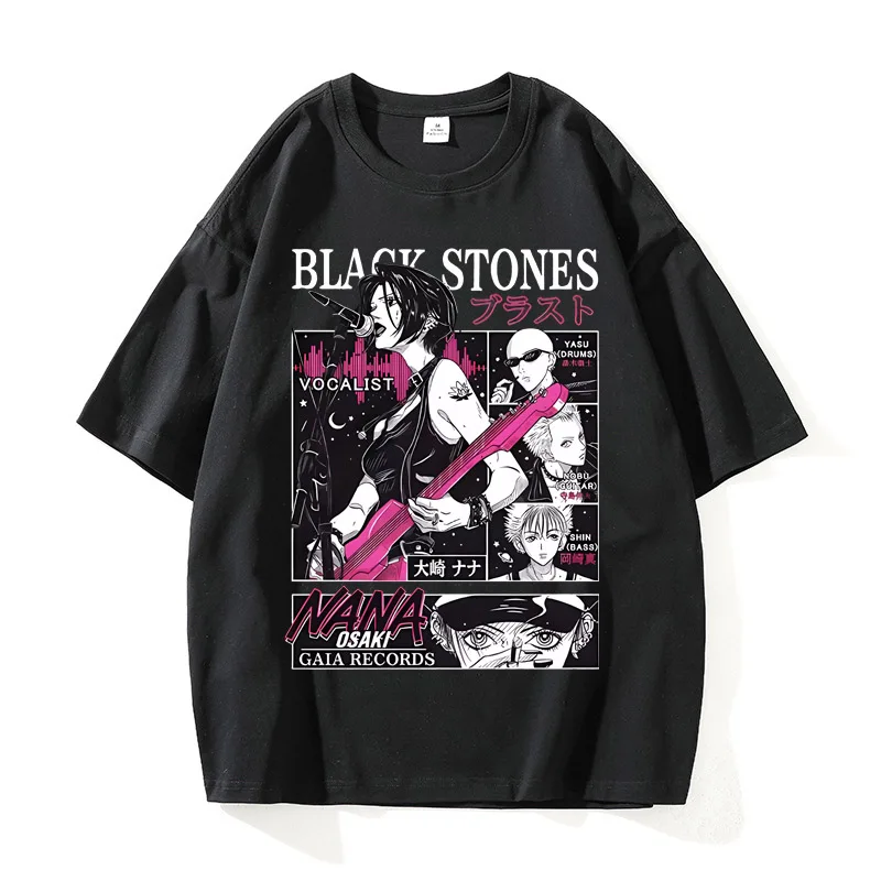 Nana Anime Merchandise - Chemises japonaises vintage sans manches Nana