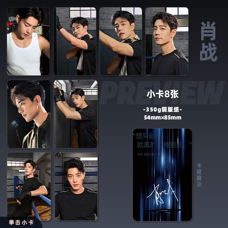 Anime Poster Print - Autocollants de téléphone portable Xiao Zhan,