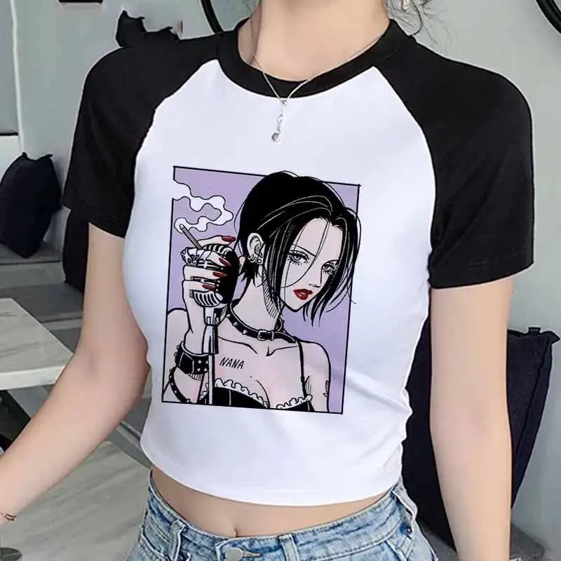 Nana Anime Merchandise - T-shirt manches courtes femme, estival et