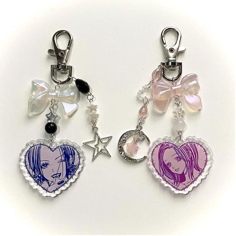Nana Anime Merchandise - Porte-clés assortis Nana et Hachi faits