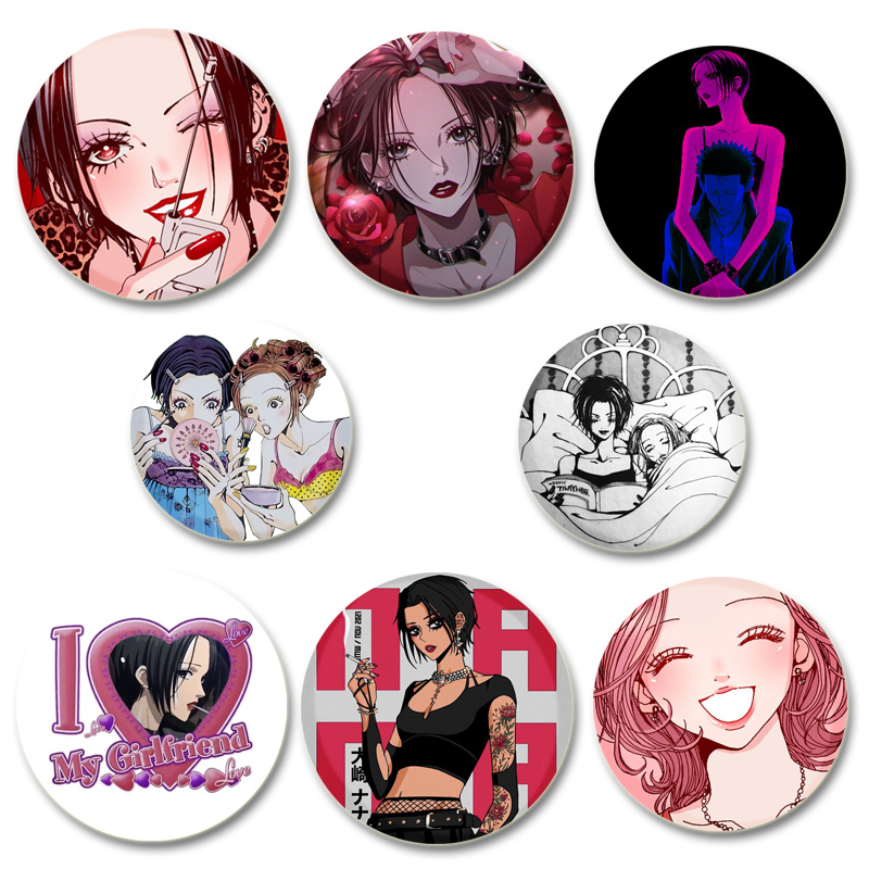 Nana Anime Merchandise - Broches en émail Anime Nana Osaki
