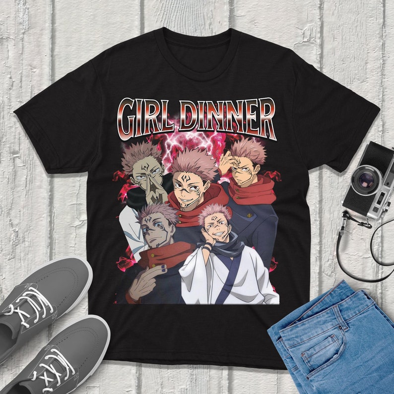 Premium Anime Merchandise - Sukuna Jujutsu-Kaisen T-Shirt Streetwear Vêtements de