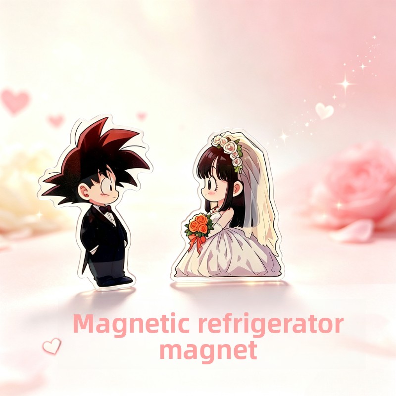 Anime Merchandise Dress - Aimant de réfrigérateur en acrylique Dragon