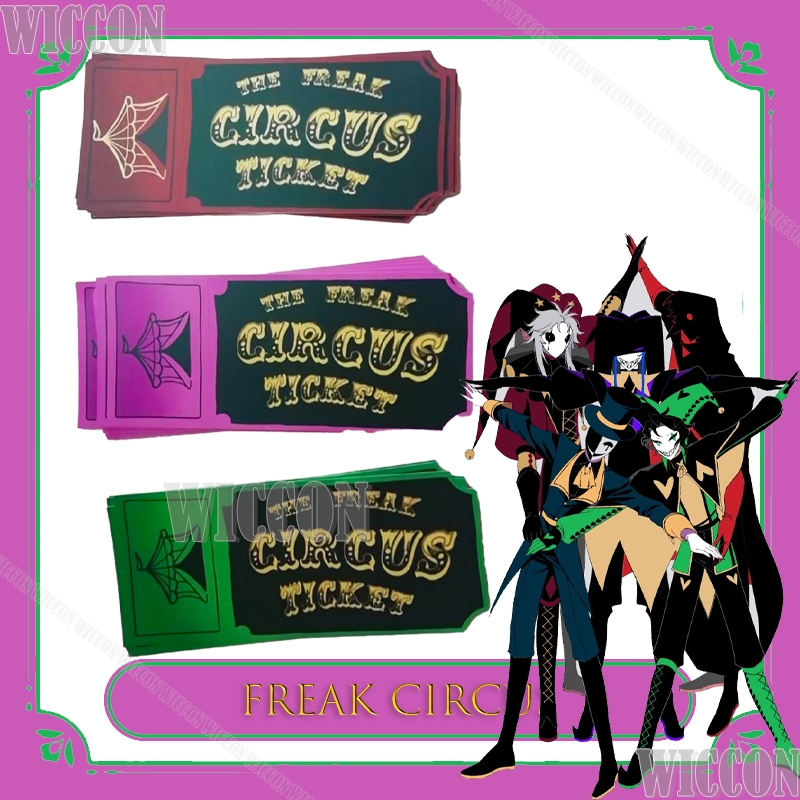 Anime Merchandise In Japanese - Carte de billet de cirque Freak