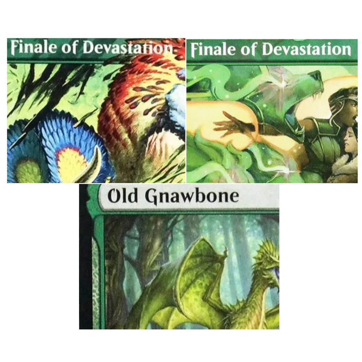 Themed Playing Card - Cartes Proxy TCG Old Gnawbone/Finale of