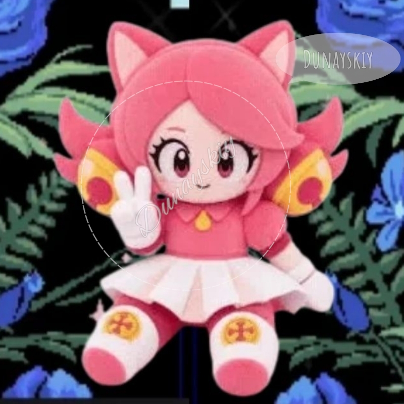 Anime Merchandise Dress - Peluche Deltarune Chat Rose, Merchandising de