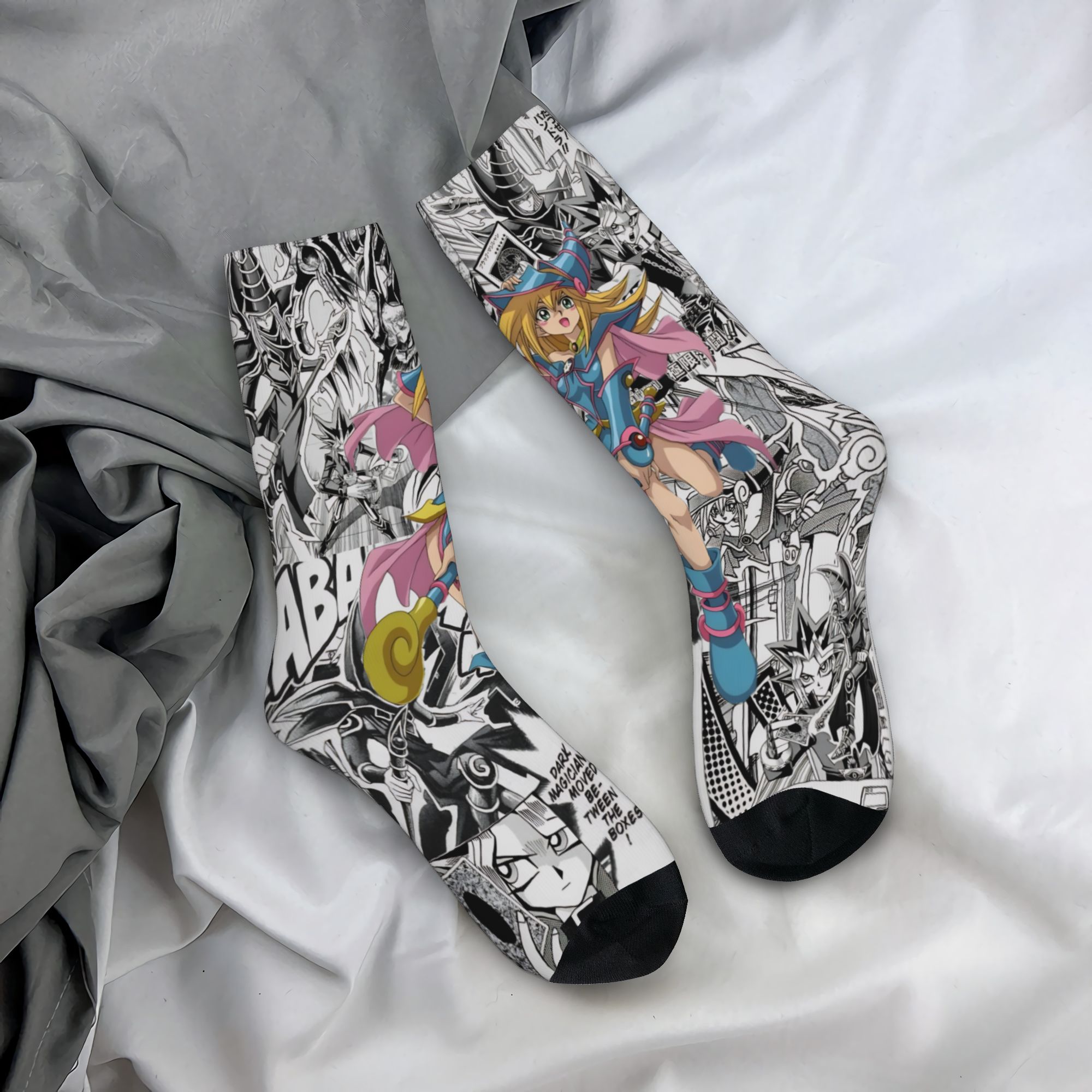 Anime Merch Ideas - Chaussettes Anime Yu-Gi-Oh pour Hommes et