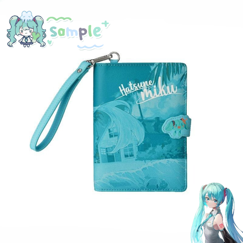 Anime Merchandise Japan - Porte-cartes multifonctionnel Kawaii Hatsune Miku, porte-monnaie,