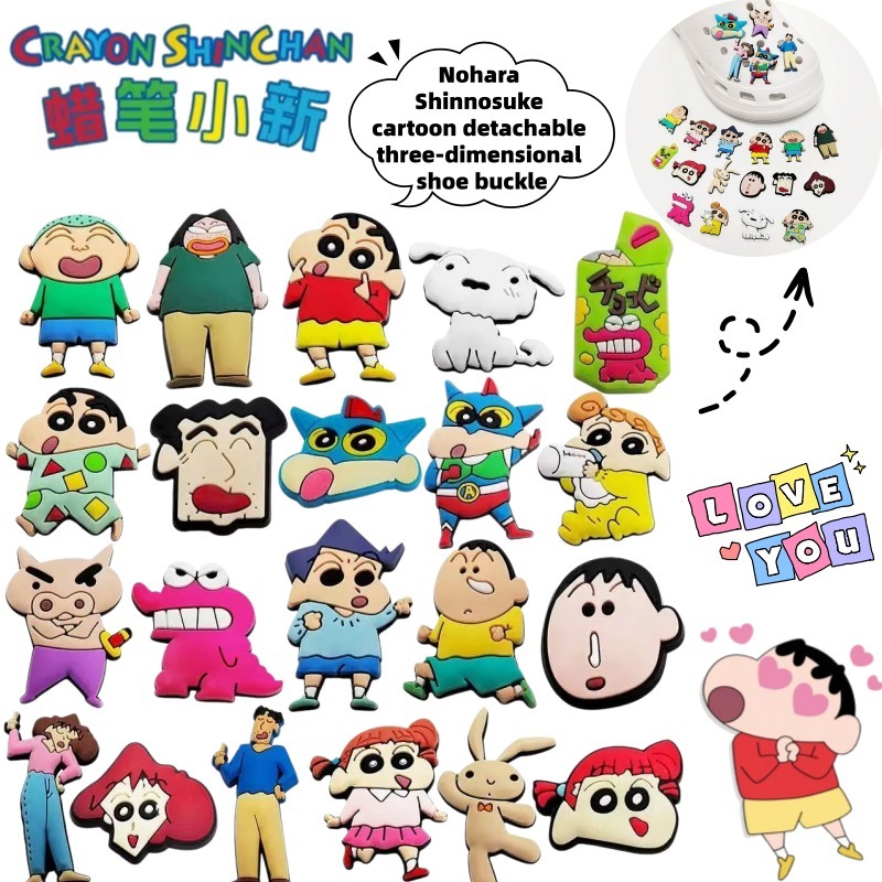 Anime Merchandise Japan - Breloques de chaussures créatives Crayon Shin-chan