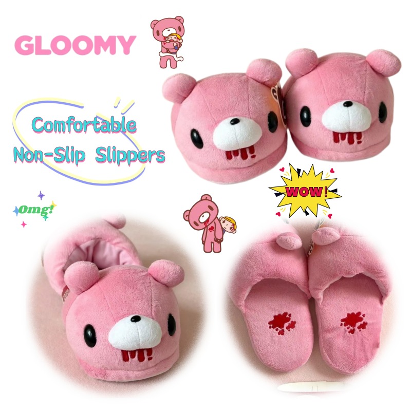 Anime Merchandise Japan - Pantoufles en coton pour filles, motif