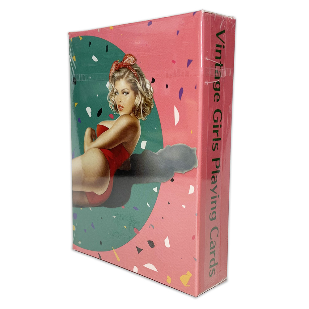 Themed Playing Card - Américain rétro Sexy belle dame Bikini