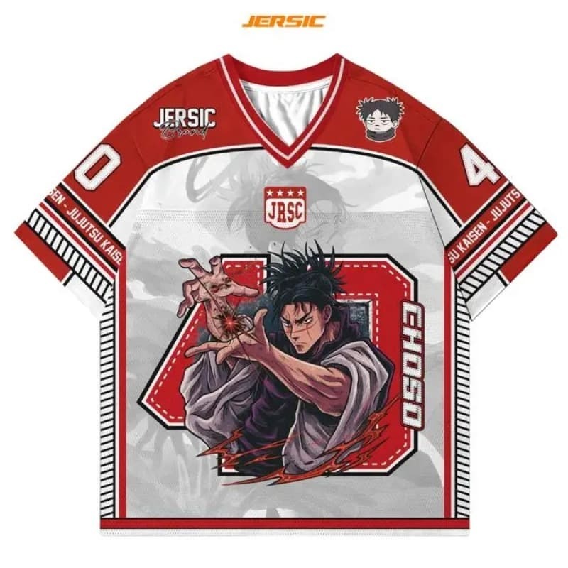 T-shirt en jersey imprimé Anim - Anime Merchandise For Men avis et prix