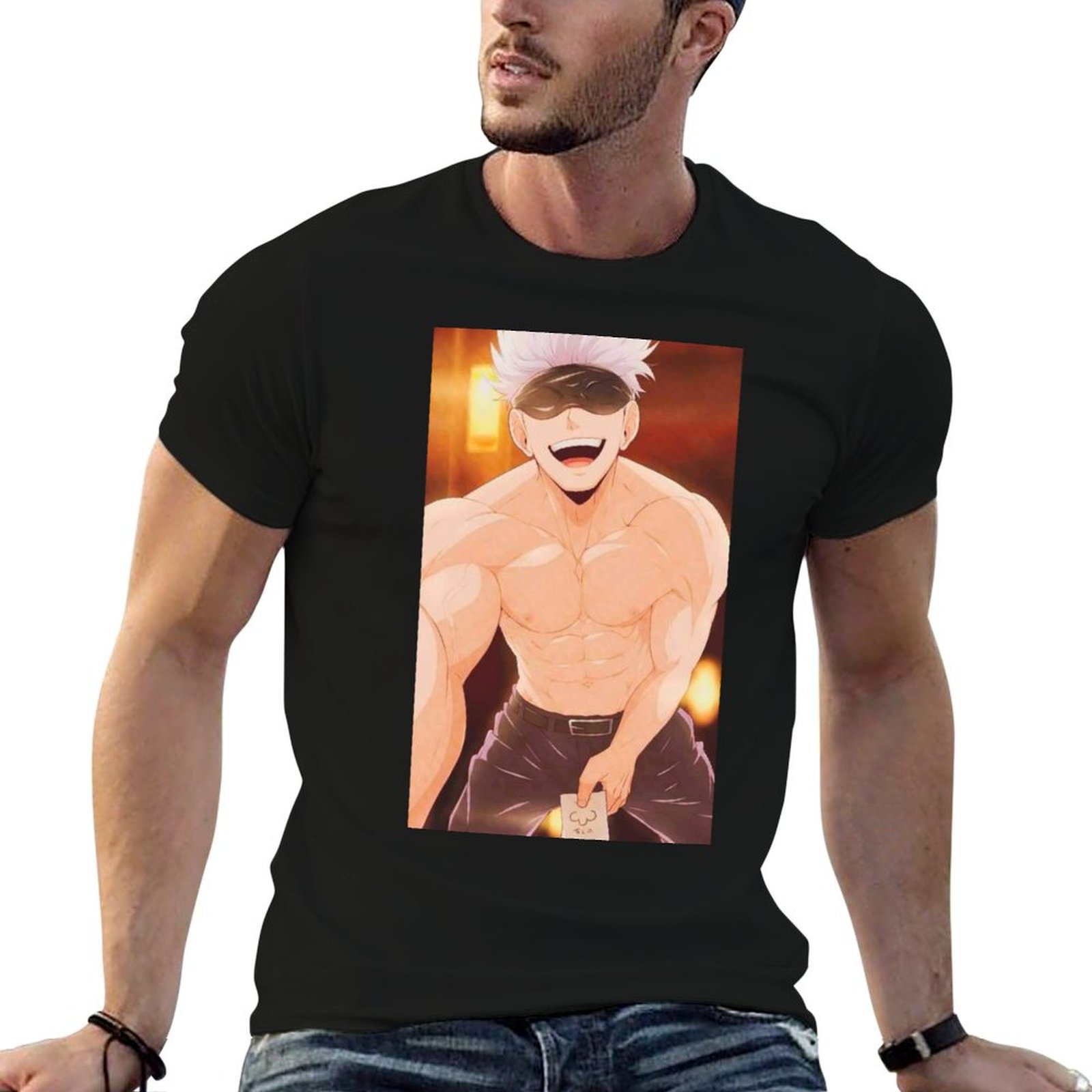 T-shirt Gojo Satoru Merchandis - Anime Merchandise For Men avis et prix