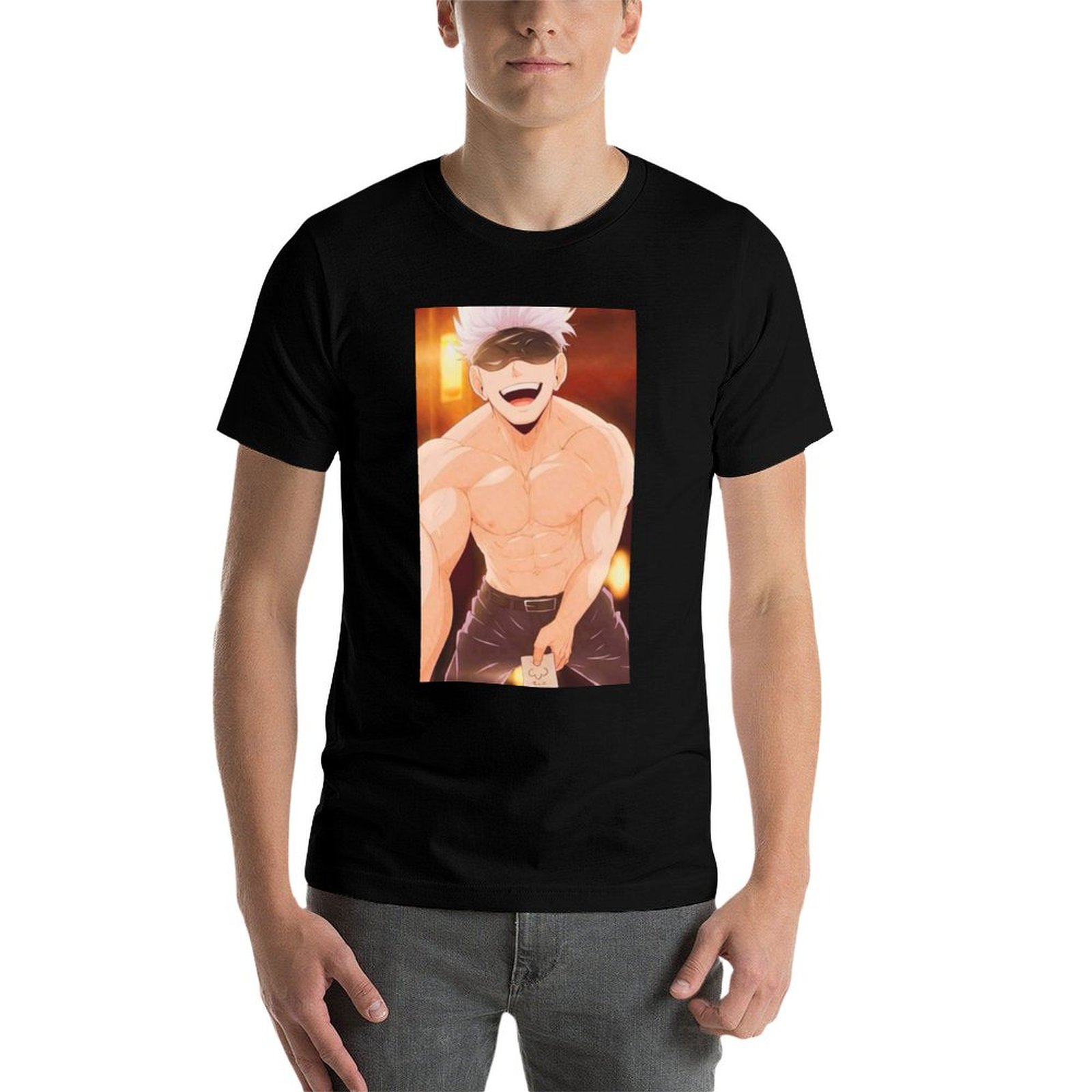 T-shirt Gojo Satoru Merchandis - Anime Merchandise For Men avis et prix