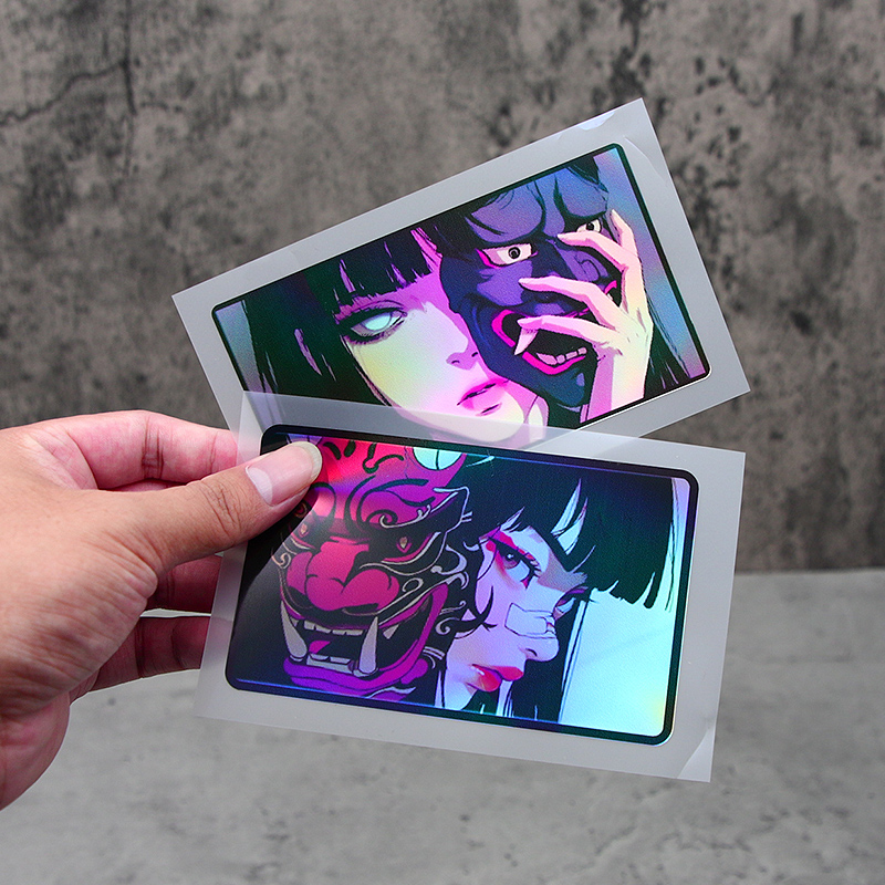 1 autocollant holographique an - Premium Anime Merchandise avis et prix