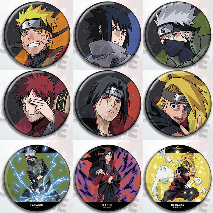 Ensemble d'épingles d'insigne  - Anime Merchandise Naruto avis et prix