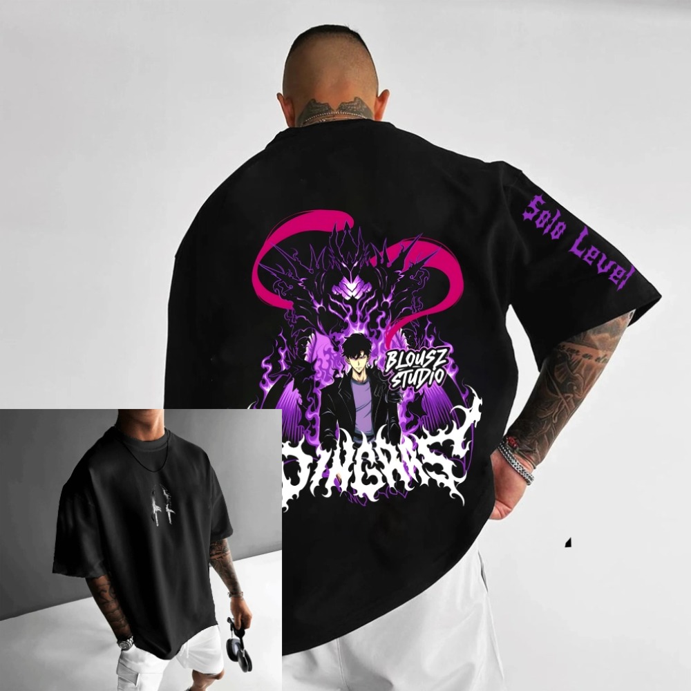 T-Shirts imprimés surdimension - Anime Merchandise Solo Leveling avis et prix