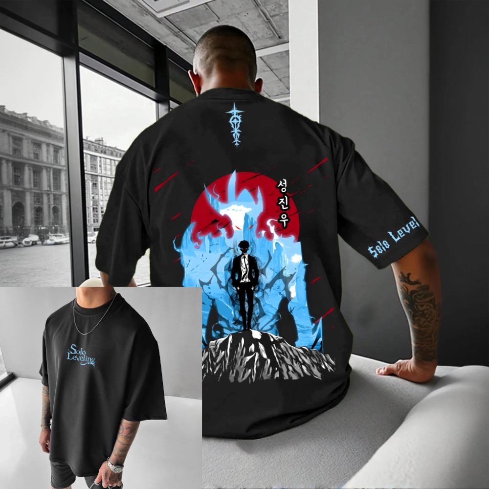 T-Shirts imprimés surdimension - Anime Merchandise Solo Leveling avis et prix