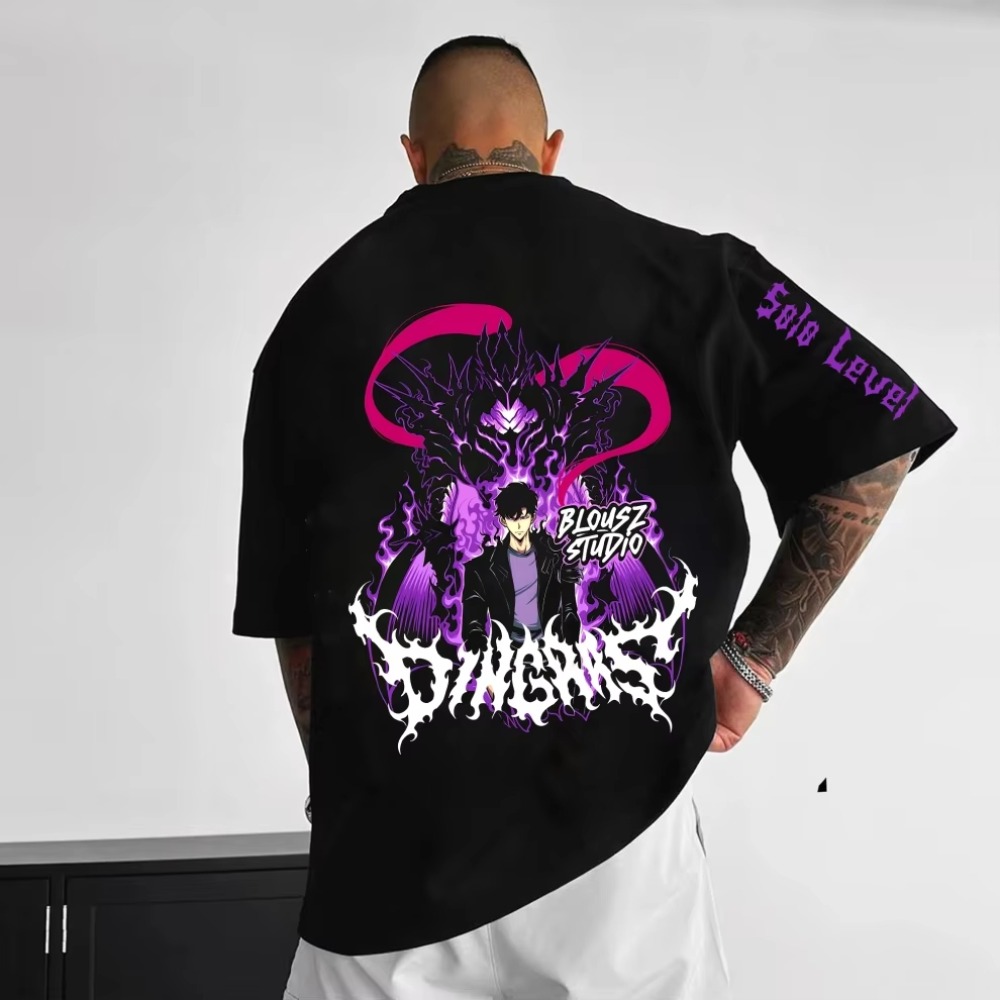 T-Shirts imprimés surdimension - Anime Merchandise Solo Leveling avis et prix