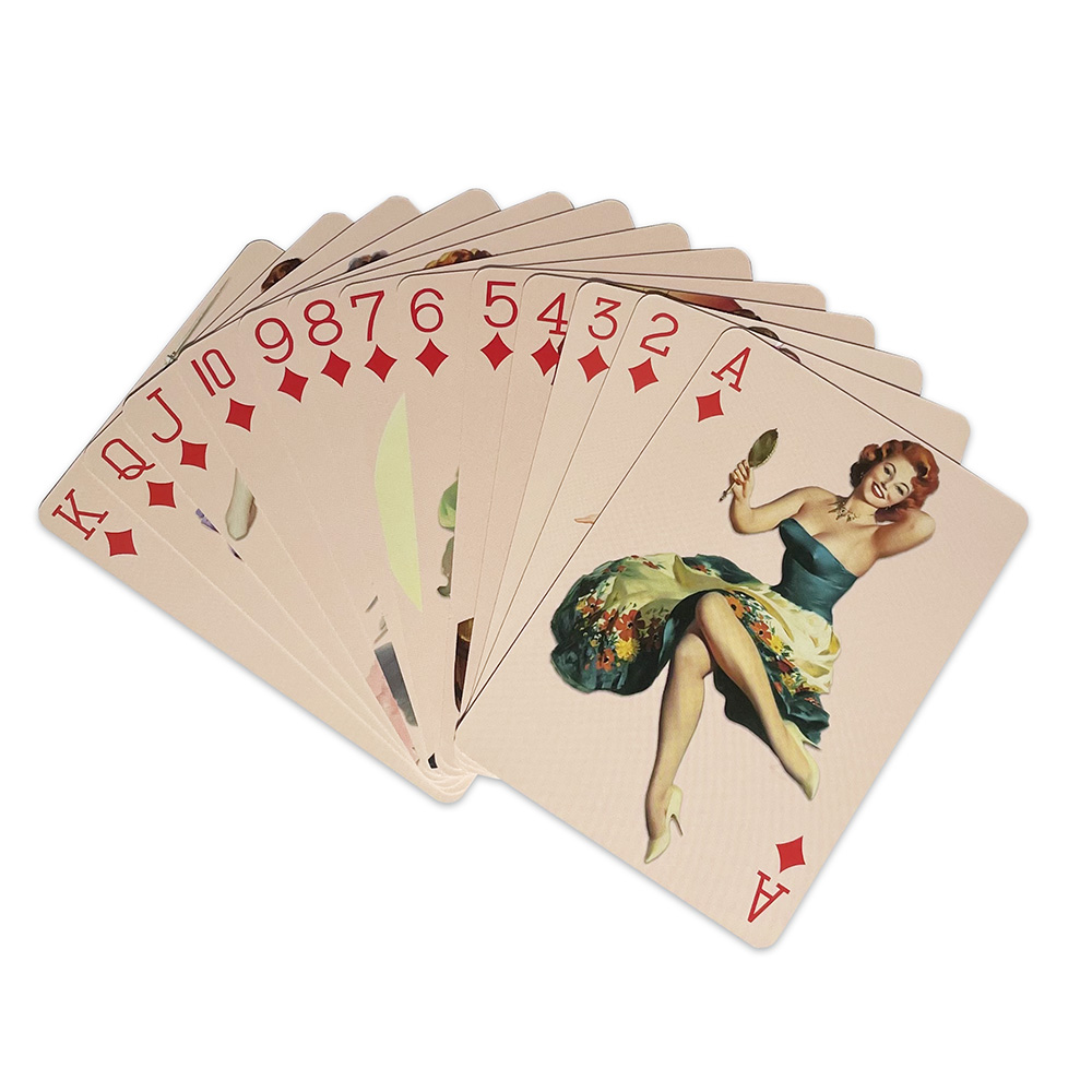 Américain rétro Sexy belle dam - Themed Playing Card avis et prix